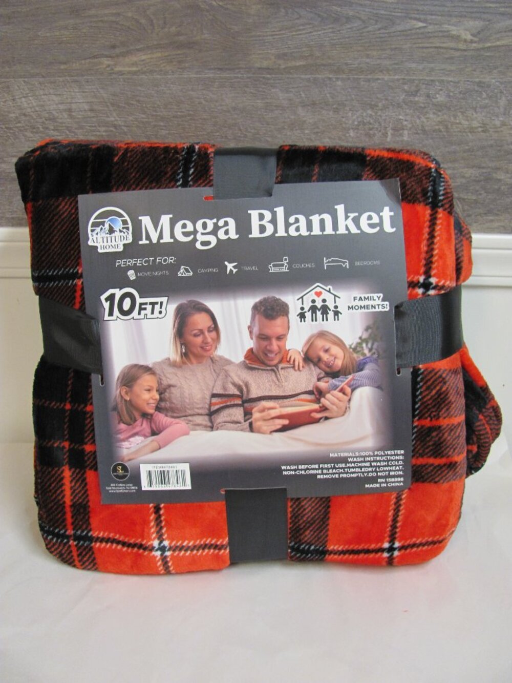 ALTITUDE HOME BUFFALO PLAID MEGA THROW BLANKET NWT